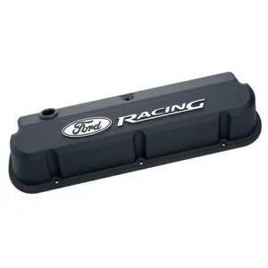FORD Slant Edge Valve Cover Set w/Ford Racing Logo 302-135