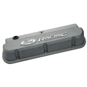 FORD Slant Edge Valve Cover Set w/Ford Racing Logo 302-137