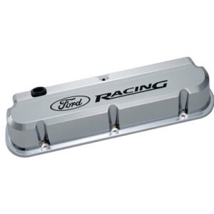 FORD Slant Edge Valve Cover Set w/Ford Racing Logo 302-139