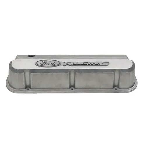 FORD Slant Edge Valve Cover Set w/Ford Racing Logo 302-146