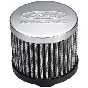 FORD Valve Cover Breather w/ Steel Top Chrome 302-236