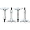 FORD Valve Cove Bolt Kit 4pk Chrome w/Ford Logo 302-325