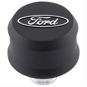 FORD Valve Cover Breather w/ Slant Edge - Alm Black 302-435