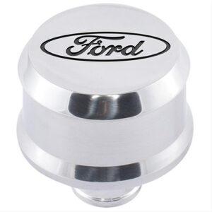 FORD Valve Cover Breather w/ Slant Edge  Alm Polished 302-438