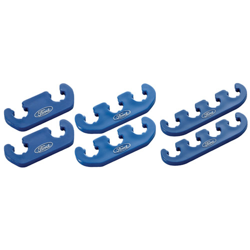 FORD Spark Plug Wire Dividers 6pk Blue Plastic 302-637