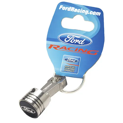 FORD Piston Key Chain - Alm w/Ford Oval Logo 302-700