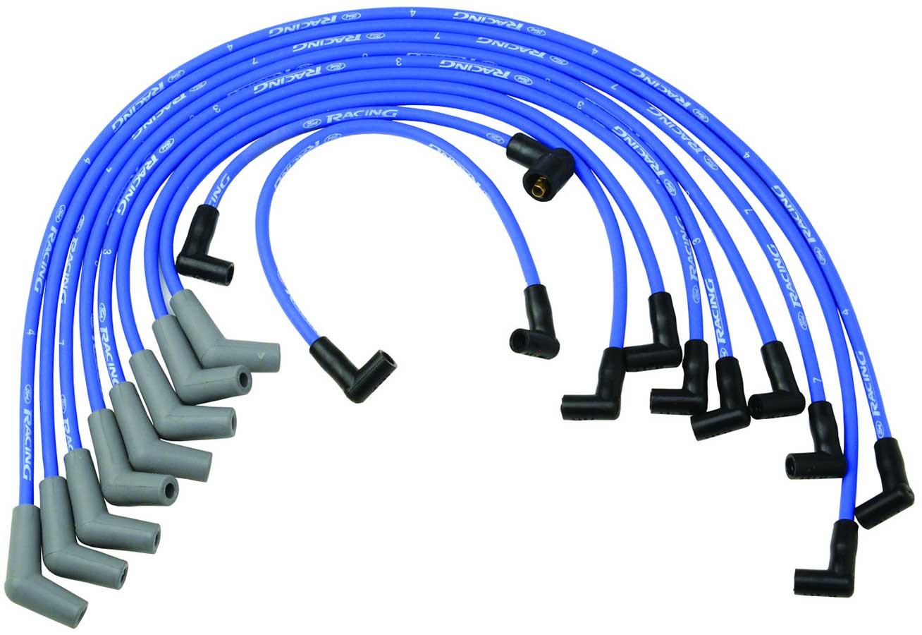 FORD 9mm Ign Wire Set-Blue M-12259-C460