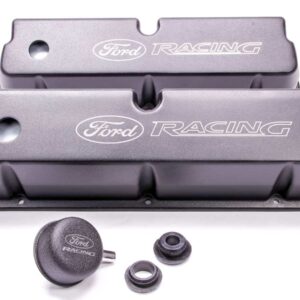 FORD Valve Cover Set Aluminum 302 Black Laser Etched M-6582-LE302BK