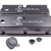 FORD SBF Valve Covers w/Cobra Logo Black M-6582-LE302SBK