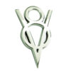 FORD Chrome V-8 Badge M-7843-V8