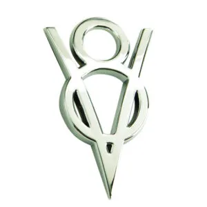 FORD Chrome V-8 Badge M-7843-V8