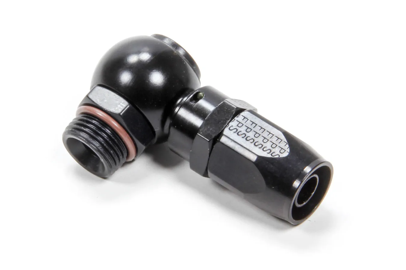 FRAGOLA #8 Banjo Hose Fitting Straight - Black 100008