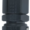 FRAGOLA Hose Fitting #6 Straight Black 100106-BL