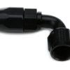 FRAGOLA Hose Fitting #8 90 Deg Black 109008-BL