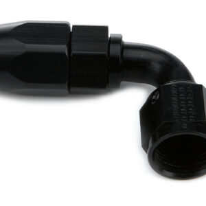 FRAGOLA Hose Fitting #8 90 Deg Black 109008-BL