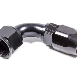 FRAGOLA #12 x 90 Power Flow Hose End Black 109012-BL