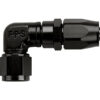 FRAGOLA Hose Fitting #20 90 Degr Black - Low Pro-File 109120-BL