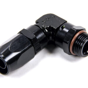 FRAGOLA 10an ORB Male 90-Deg to #10 Hose - Black 189010-BL