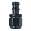 FRAGOLA Hose Fitting #20 Str Push Lock Black 200120-BL