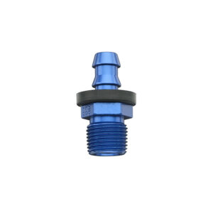 FRAGOLA Hose Fitting #6 Str Push Lock to 3/8NPT 200123