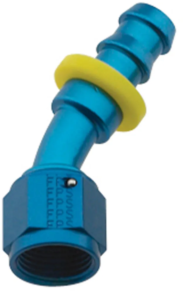 FRAGOLA Hose Fitting #8 30 Deg Push Lock 203008