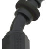 FRAGOLA Hose Fitting #12 30 Deg Push Lock Black 203012-BL