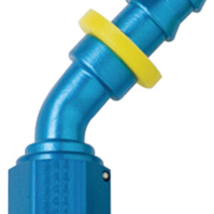 FRAGOLA Hose Fitting #8 45 Deg Push Lock 204508