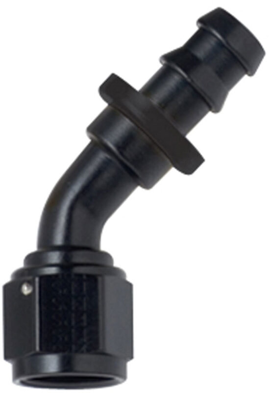 Fragola -6AN x 3/8 F.1. Fitting Lt-1 - Black Only main image 1