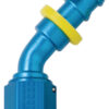 FRAGOLA Hose Fitting #10 45 Deg Push Lock 204510
