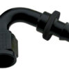 FRAGOLA Hose Fitting #6 120 Deg Push Lock Black 212006-BL