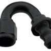 FRAGOLA Hose Fitting #12 150 Deg Push Lock Black 215012-BL