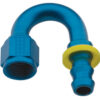 FRAGOLA Hose Fitting #8 180 Deg Push Lock 218008