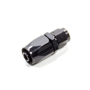 FRAGOLA Hose Fitting #6 Straight to #8 Hose Black 220105-BL