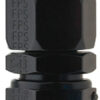 FRAGOLA Hose Fitting #6 Straight Pro-Flow Black 220106-BL