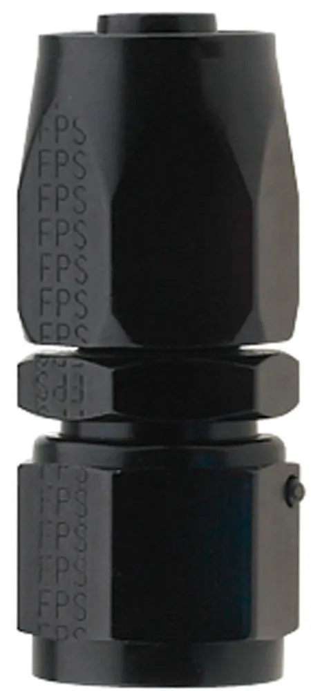 FRAGOLA Hose Fitting #10 Str Pro-Flow Black 220110-BL