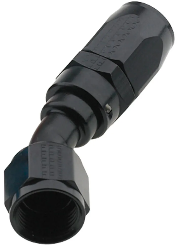 FRAGOLA Hose Fitting #12 30 Deg Pro-Flow Black 223012-BL