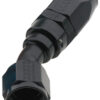 FRAGOLA Hose Fitting #16 30 Deg Pro-Flow Black 223016-BL