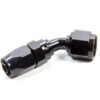 FRAGOLA Hose Fitting #10 45 Deg. to #8 Hose Black 224509-BL