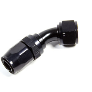 FRAGOLA Hose Fitting #10 45 Deg. to #12 Hose Black 224511-BL