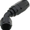 FRAGOLA Hose Fitting #12 45 Deg Pro-Flow Black 224512-BL