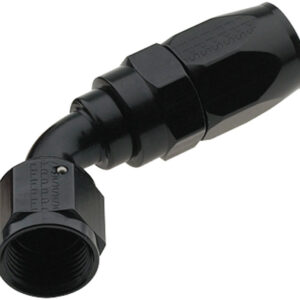 FRAGOLA Hose Fitting #8 60 Deg Pro-Flow Black 226008-BL