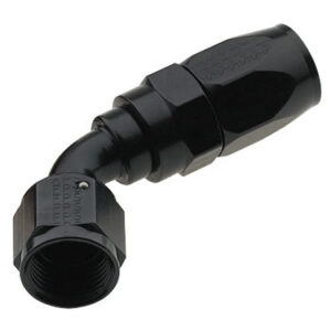 FRAGOLA Hose Fitting #12 60 Deg. to #16 Hose Black 226013-BL
