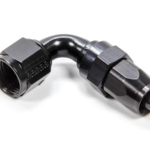 FRAGOLA Hose Fitting #8 90 Deg. to #6 Hose Black 229007-BL