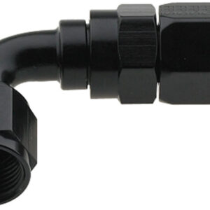 FRAGOLA Hose Fitting #10 90 Deg Pro-Flow Black 229010-BL
