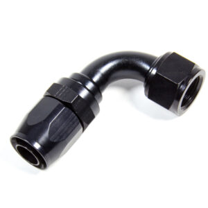 FRAGOLA Hose Fitting #10 90 Deg. to #12 Hose Black 229011-BL