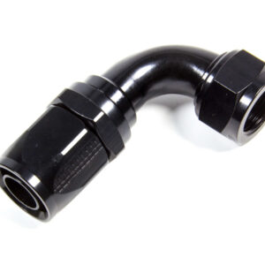 FRAGOLA Hose Fitting #12 90 Deg. to #16 Hose Black 229013-BL