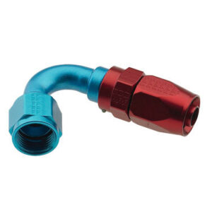 FRAGOLA Hose Fitting #6 120 Deg. to #8 Hose 231205