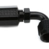 FRAGOLA #6 x 90 Degree Hose End Aluminum Black Only 259106