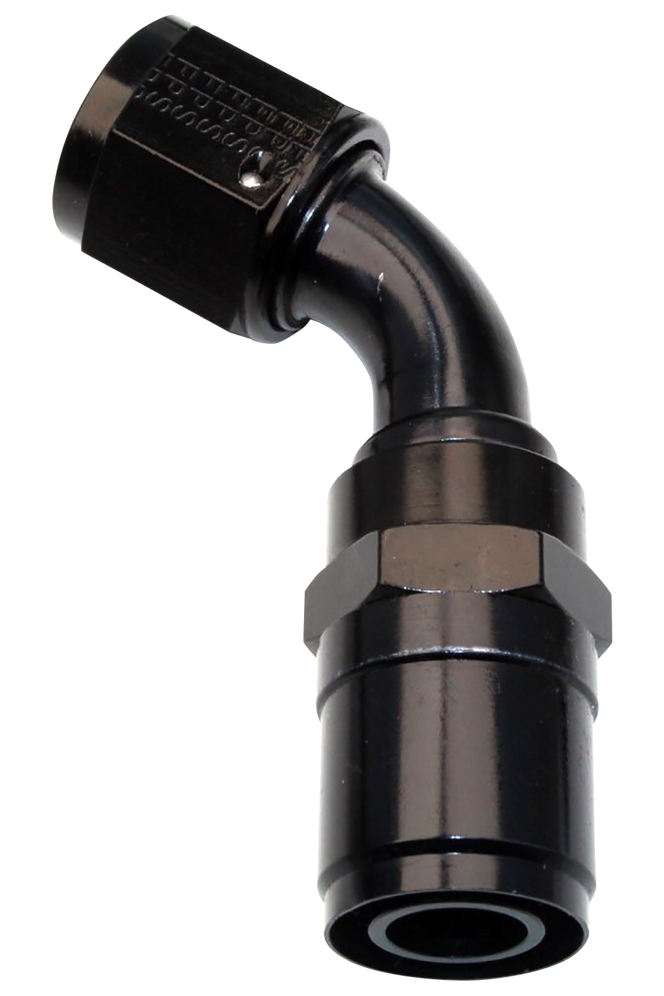 FRAGOLA #8 Race-Rite Crimp-On Hose End 45-Degree 2604508