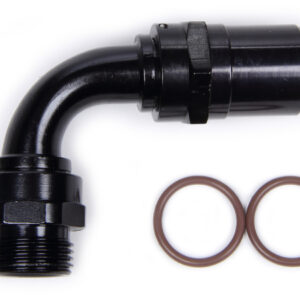 FRAGOLA #12 Race-Rite Crimp-On Hose End 90-Degree 2609012-RAD